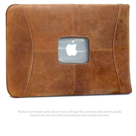 MACCASE 13 in. Premium Leather MacBook Pro Sleeve - Vintage L13SL-VN
